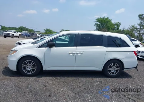 2013 Honda Odyssey Ex-L из США, поврежденный, VIN 5FNRL5H63DB051956